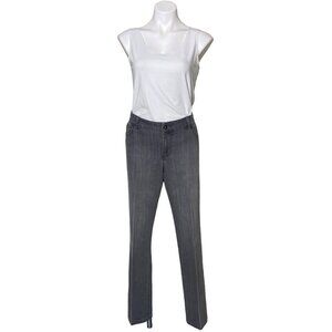 Chico’s Platinum Black Ultimate Fit Slim Leg Jeans, Women's Size 2R (L)